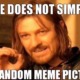 one does not simply use random meme pictures