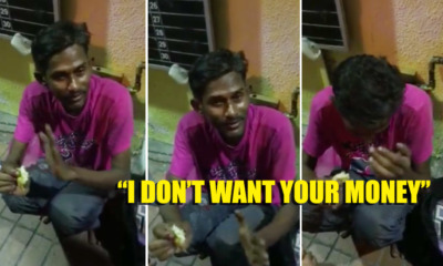 This Malaysian 'Beggar' Doesn't Accept Any Money From Strangers, Instead He Asks For.. - World Of Buzz