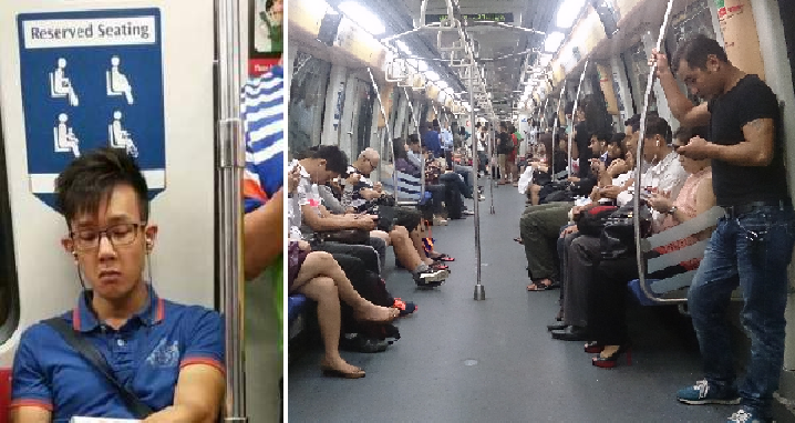 Young Male Ignored Giving Seat To 8 Months Pregnant Lady on Train - World Of Buzz