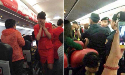 Chinese Passenger Threw HOT Water From Cup Noodle at AirAsia Flight Attendant - World Of Buzz 1