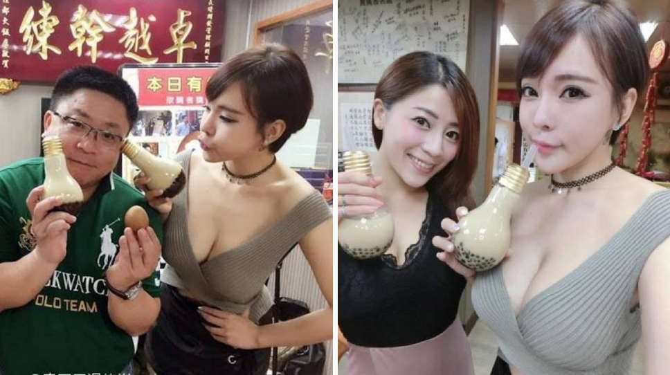 Hot Ladies Want You To Try Their Bubble Tea and Are Going Viral For Their 'Business Strategy' - World Of Buzz