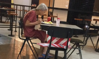 Man Having Lunch In Menara Millenium Helped Elderly Woman When No One Else Would - World Of Buzz