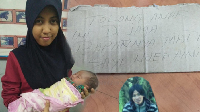 Baby abandoned with RM15 and a picture of the father - World Of Buzz