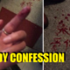 Girl writes love note in blood! - World Of Buzz 1