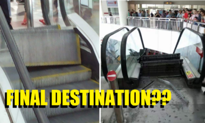 "I thought it was an earthquake", Miri Airport Escalator Collapses. - World Of Buzz 1
