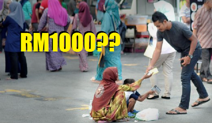 Malaysian Beggars Are Earning Up to Whopping RM1,000 A Day - World Of Buzz