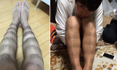 Malaysian Guy Goes Viral For Styling His Leg Hair - World Of Buzz