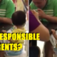 Mother puts food directly on table for child to eat. Wrong? - World Of Buzz