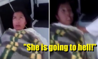 'Possessed' woman struggles in ambulance, growling in a demonic voice "This girl doesn't exist" - World Of Buzz 4