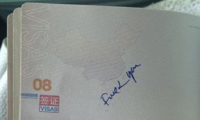 Chinese Woman's Passport had 'F*** You' Written by Vietnamese Custom Officers - World Of Buzz