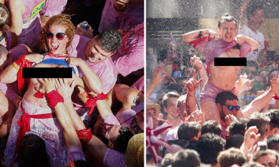 Internet Outraged as Women Flash Breasts During Spanish Festival - World Of Buzz 14