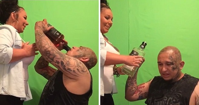 Texas man downs 2 litres of Whiskey in 55 seconds - World Of Buzz