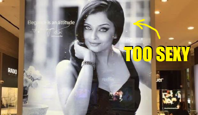 Watch Shop In Petaling Jaya Fined Over Two "Sexy" Posters of Bollywood Actress Aishwarya Rai - World Of Buzz