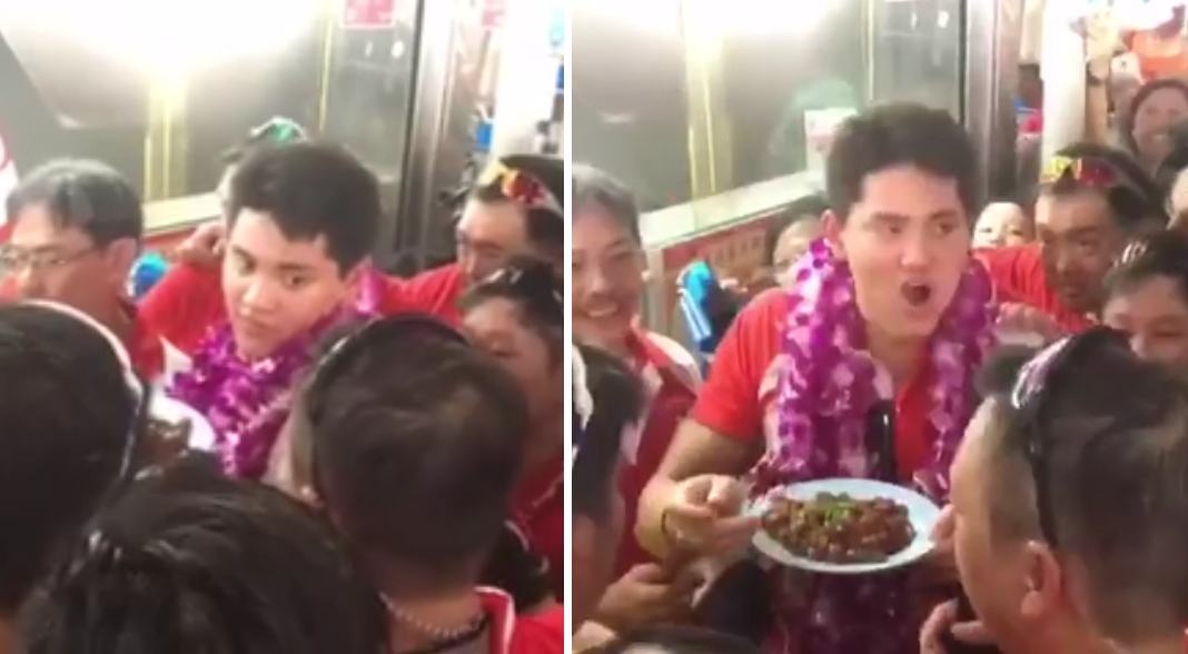 Clip of Singapore's Golden Boy Schooling Struggling To Eat Chye Tow Kway Shows Overwhelming Price of Fame - World Of Buzz 7