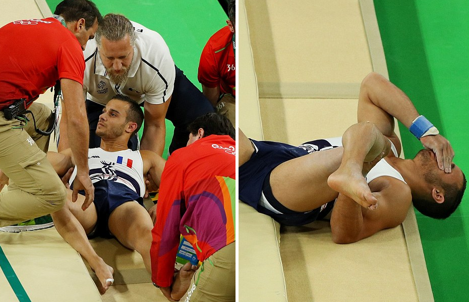 French Gymnast Snaps his leg is most Gruesome way during 2016 Olympics in Rio - World Of Buzz 3