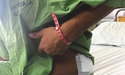 Guy Puts Himself At Harm's Way When An Armed Man Tries To Rob Store, Literally Catches A Bullet For His Colleagues's Safety - World Of Buzz