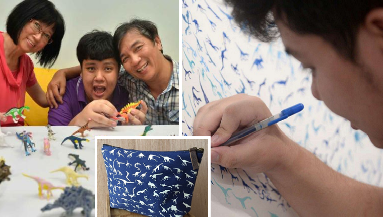 He's A "Happy" 19-Year Old Now: The Autistic Teen Behind Dino Pouch Of Singapore PM's Wife - World Of Buzz 5
