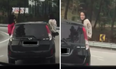 Malaysian Netizens in Disbelief As 4 Girls Literally Hang Out of Car Window - World Of Buzz 14