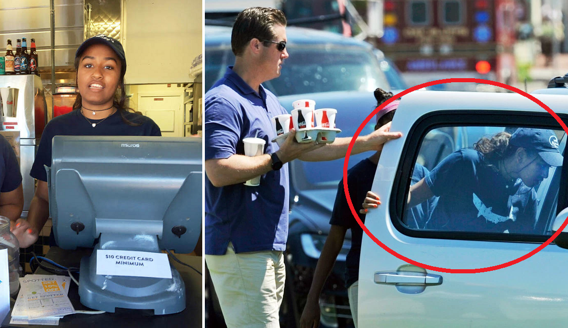 President Obama's Daughter Sasha Obama Lands Summer Job Serving Takeouts At Seafood Joint! - World Of Buzz