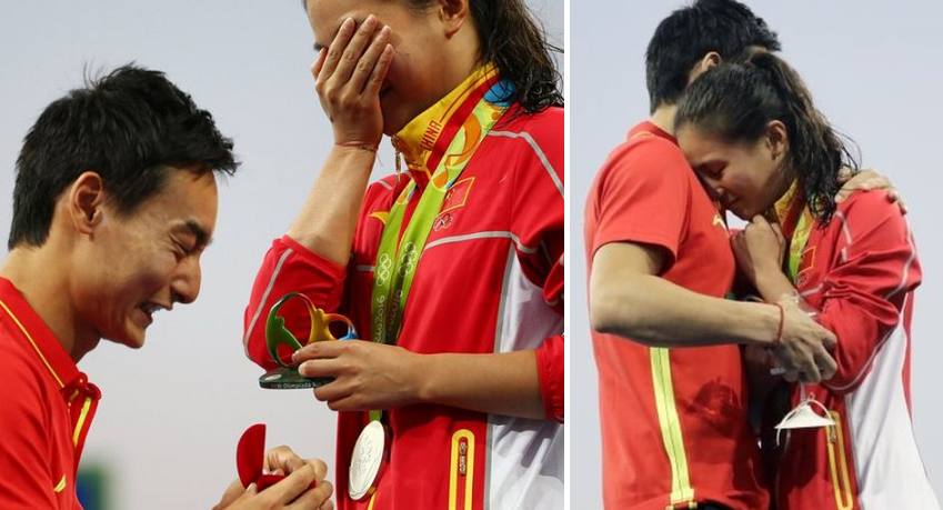 Rio Olympics 2016 known for Love as it witnesses its Second Proposal - World Of Buzz 2