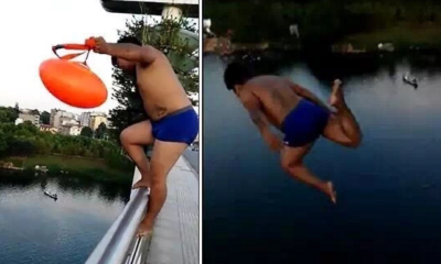 Teenage Olympic Diver Wannabe Takes A Newbie Dive Off A Bridge, Lands Straight Into Hospital - World Of Buzz