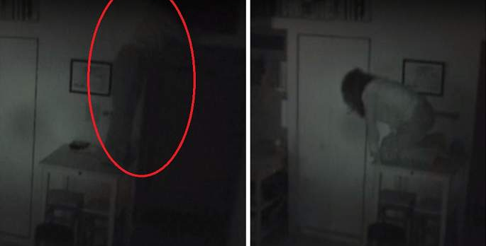 Man Caught An "Unwanted Guest" Living In His Home In This Creepy Video - World Of Buzz 2