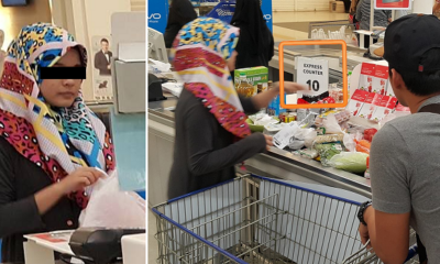 Stubborn Malaysian Abused "Express Counter" in Tesco Despite Being Advised Not To - World Of Buzz 3