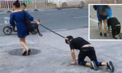 Woman Takes Man For A Walk, Doggy-Style! (Literally) - World Of Buzz 5