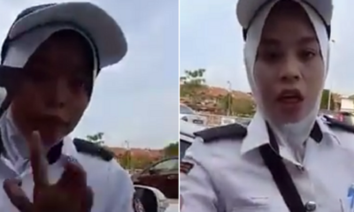 Chinese aunty Screams at Officers after being caught Parking without a Coupon - World Of Buzz