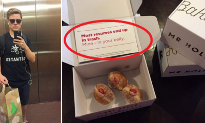 Fearless Marketer proves his "salt" by Hiding his Resume in Doughnut boxes to land a job in a Prestigious Tech Company - World Of Buzz 4