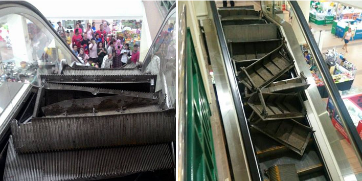 Horrifying Pictures Of Escalators In Pandan Kapital Mall Allegedly Exploded Goes Viral - World Of Buzz 3