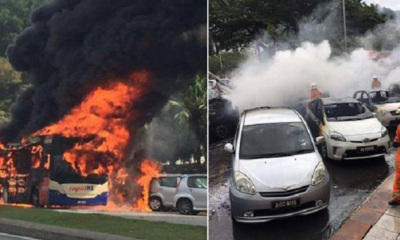 Rapid KL Bus Horrifyingly Engulfed In Flames in Wangsa Maju - World Of Buzz 10