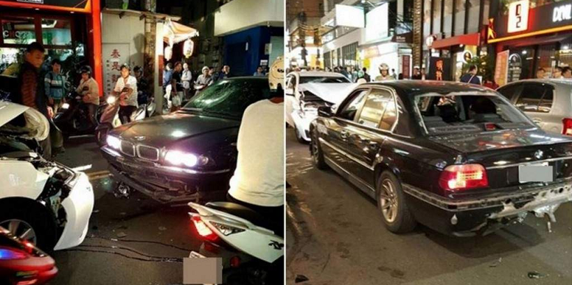 BMW 7-Series And Toyota Altis Get Into A HUGE Fight On The Streets Of Taiwan. - World Of Buzz 7