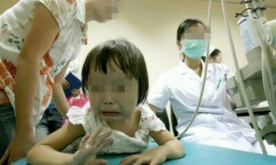 Singapore Clinic Roughly Pins Sick Children Down For Treatment - World Of Buzz