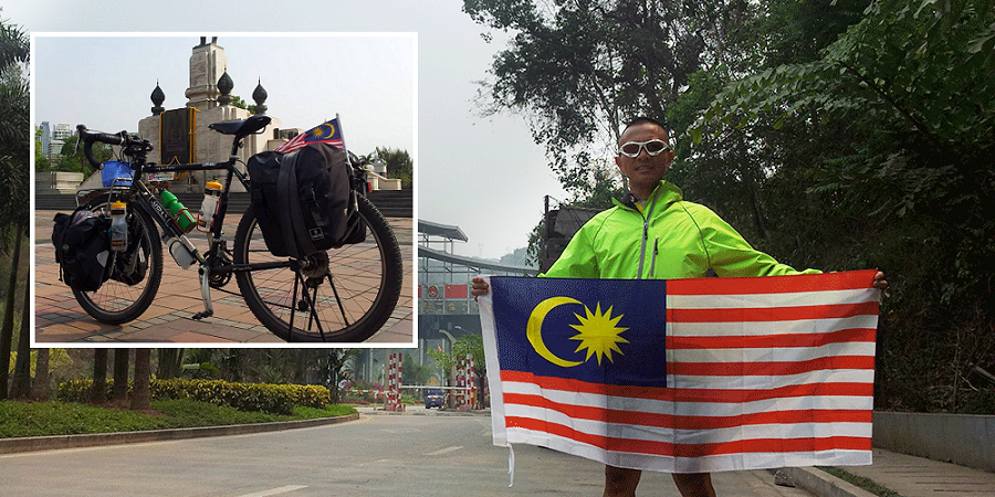 The Malaysian who pedaled his way to London - World Of Buzz 7