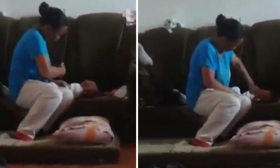 Video Shows A Woman HITTING A Young Baby's Face For One Minute Non-Stop! - World Of Buzz 4