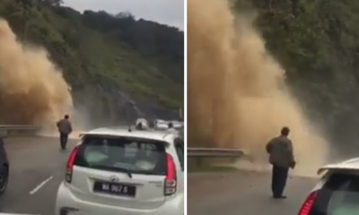 Heavy downpour causes multiple disruption along the road to Cameron - World Of Buzz