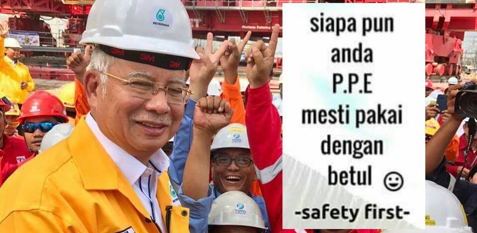 The Internet Is In A Ruckus Over How Najib Wore His Safety Helmet Wrongly - World Of Buzz 4