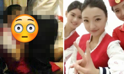 Chinese Flight Attendant Discovered Performing Adulterated Moves On Man During Flight - World Of Buzz 1