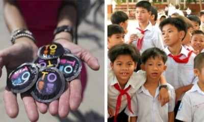 Groups Protest About Distributing Condoms At Schools To Prevent HIV - World Of Buzz 1