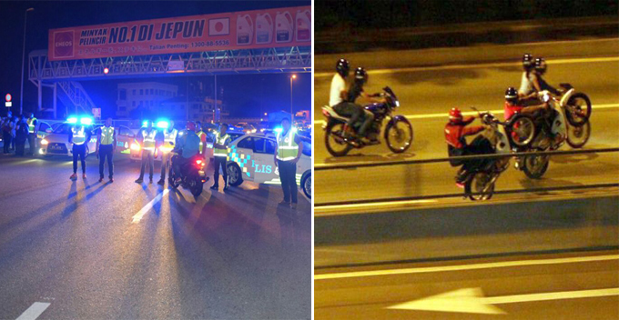 Ops Samseng Foiled After Malaysian Police Accidentally Switches On Siren Light And Alerted Mat Rempits - World Of Buzz 5