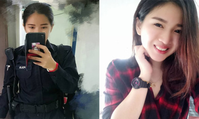 Another Malaysian Female Police Officer Got Netizens Begging To Be ‘Arrested’ - World Of Buzz