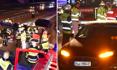 Heroic Man Sacrifices His RM440,000 Tesla To Save An Unconscious Driver On Highway - World Of Buzz 3