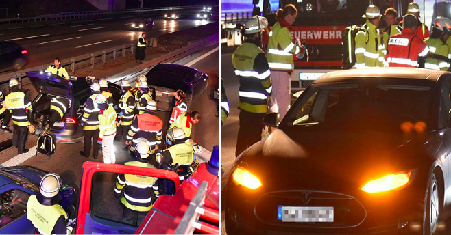Heroic Man Sacrifices His RM440,000 Tesla To Save An Unconscious Driver On Highway - World Of Buzz 3