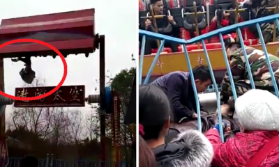 Horrifying Moment Guy Was Flung Out From Thrill Ride In China - World Of Buzz 3