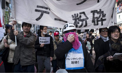 Japanese Group of Party Poopers Founded by Man Who Got Dumped Protest Against Valentine's Day - World Of Buzz 5