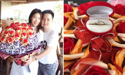 Malaysian Boyfriend Proposes With Money Flower Worth RM13,000 On Valentine's Day - World Of Buzz