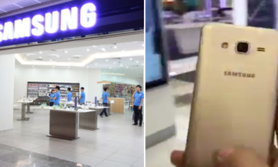 Angry Malaysian Man Slams Samsung Smartphone After Failed To Claim Warranty - World Of Buzz