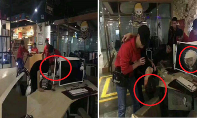 Chinese LOL Gamer Frustrated at Incompetent Teammates Head-Butts Computer Screen - World Of Buzz