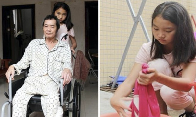 Filial Daughter Turns Away Biological Parents to Care for Paralysed Adoptive Father - World Of Buzz